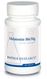 BIOTICS RESEARCH Melatonin-B6/Mag 60 tablets front view