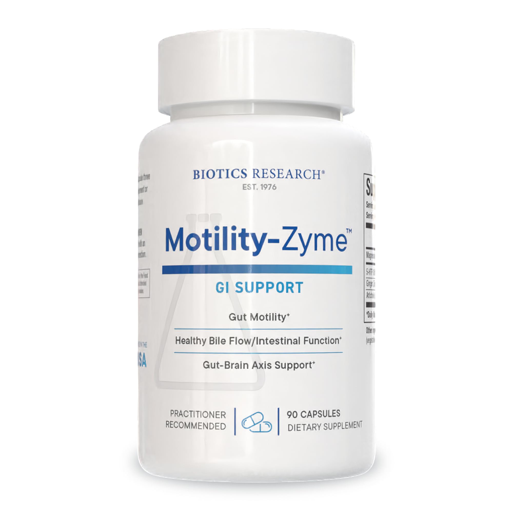 BIOTICS RESEARCH Motility-Zyme supplement front view