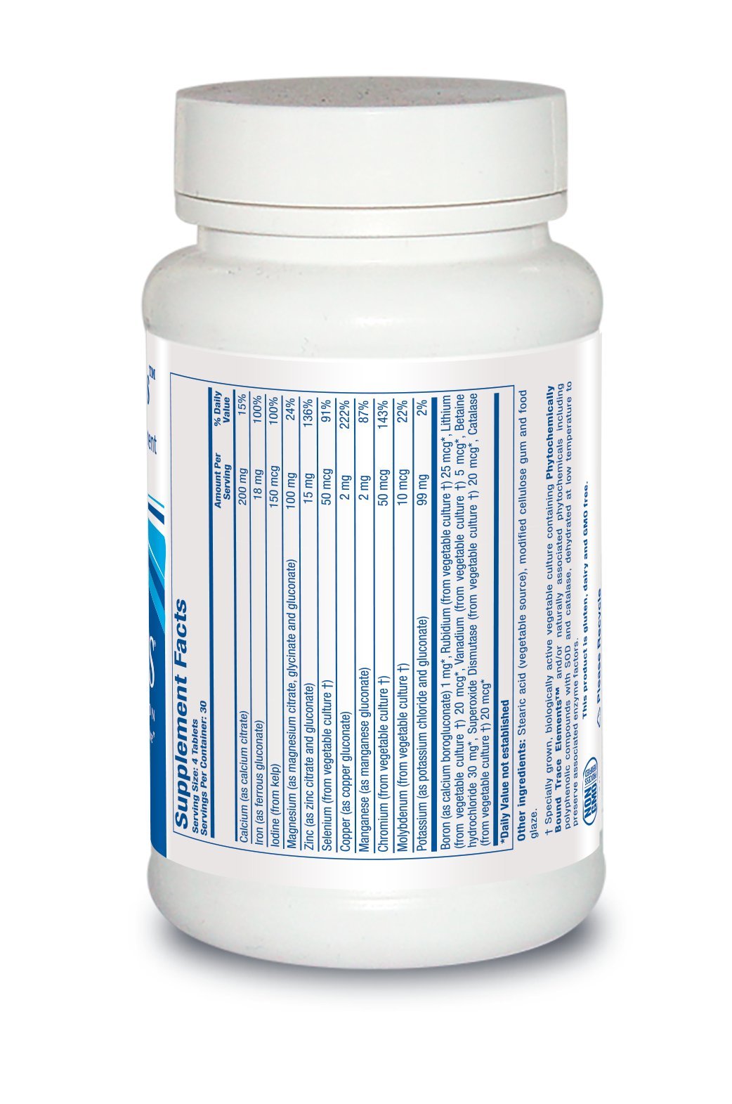 BIOTICS RESEARCH Multi-Mins Multimineral Supplement ingredients list