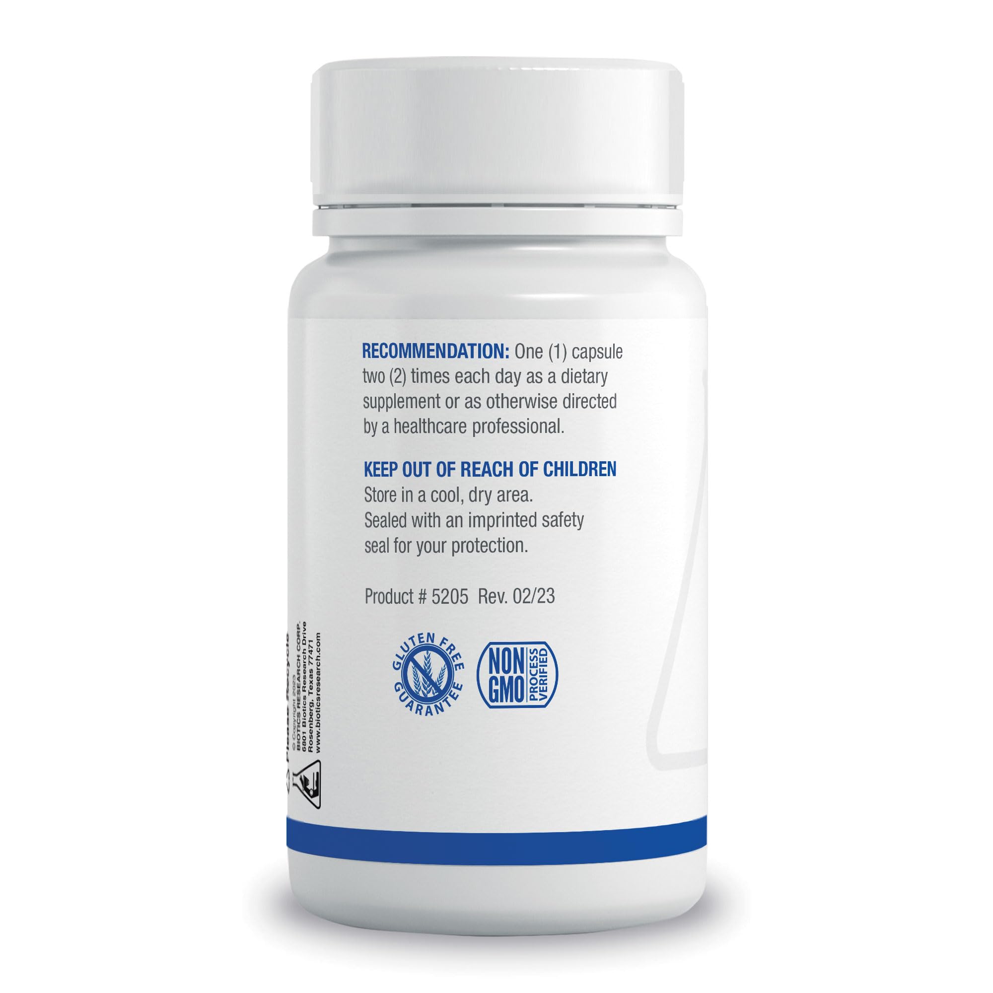 BIOTICS RESEARCH N-Acetyl Cysteine (NAC) 141g side view