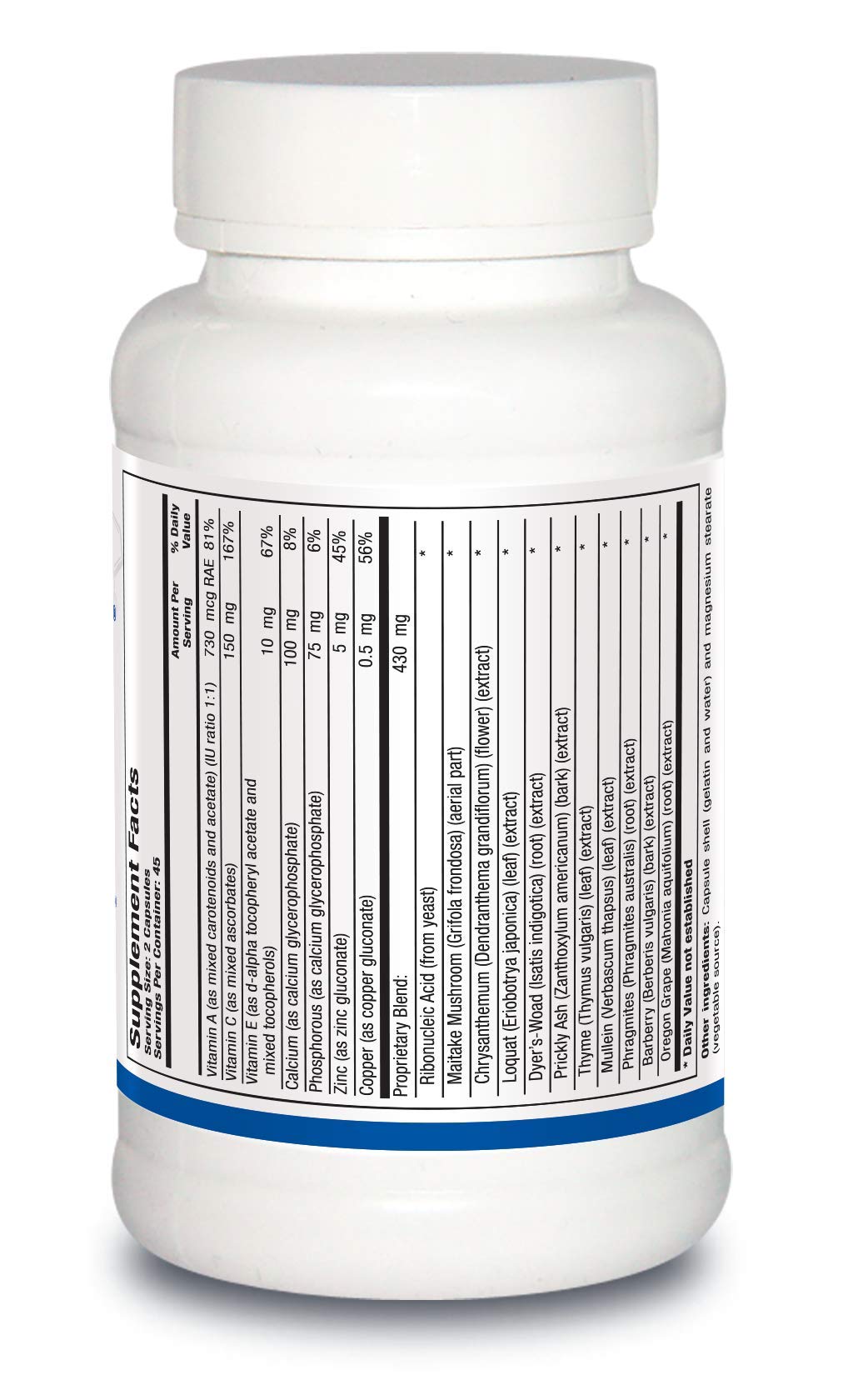 BIOTICS RESEARCH Neutrophil Plus 100g side view