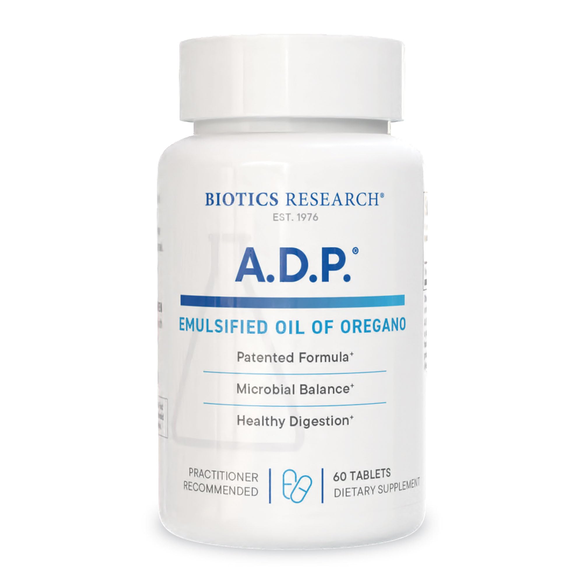 BIOTICS RESEARCH Oil of Oregano A.D.P 82g supplement front view