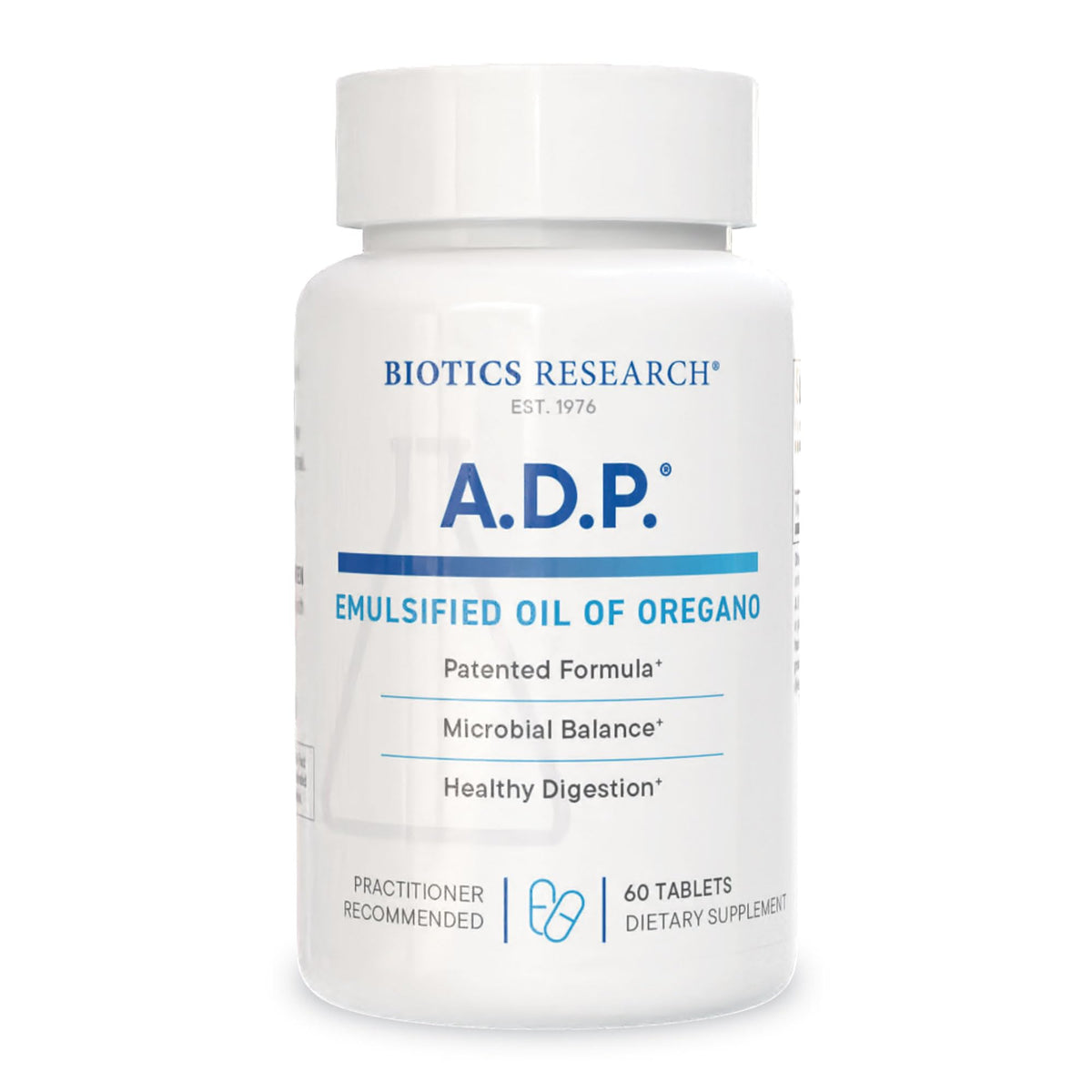 BIOTICS RESEARCH Oil of Oregano A.D.P 82g supplement front view