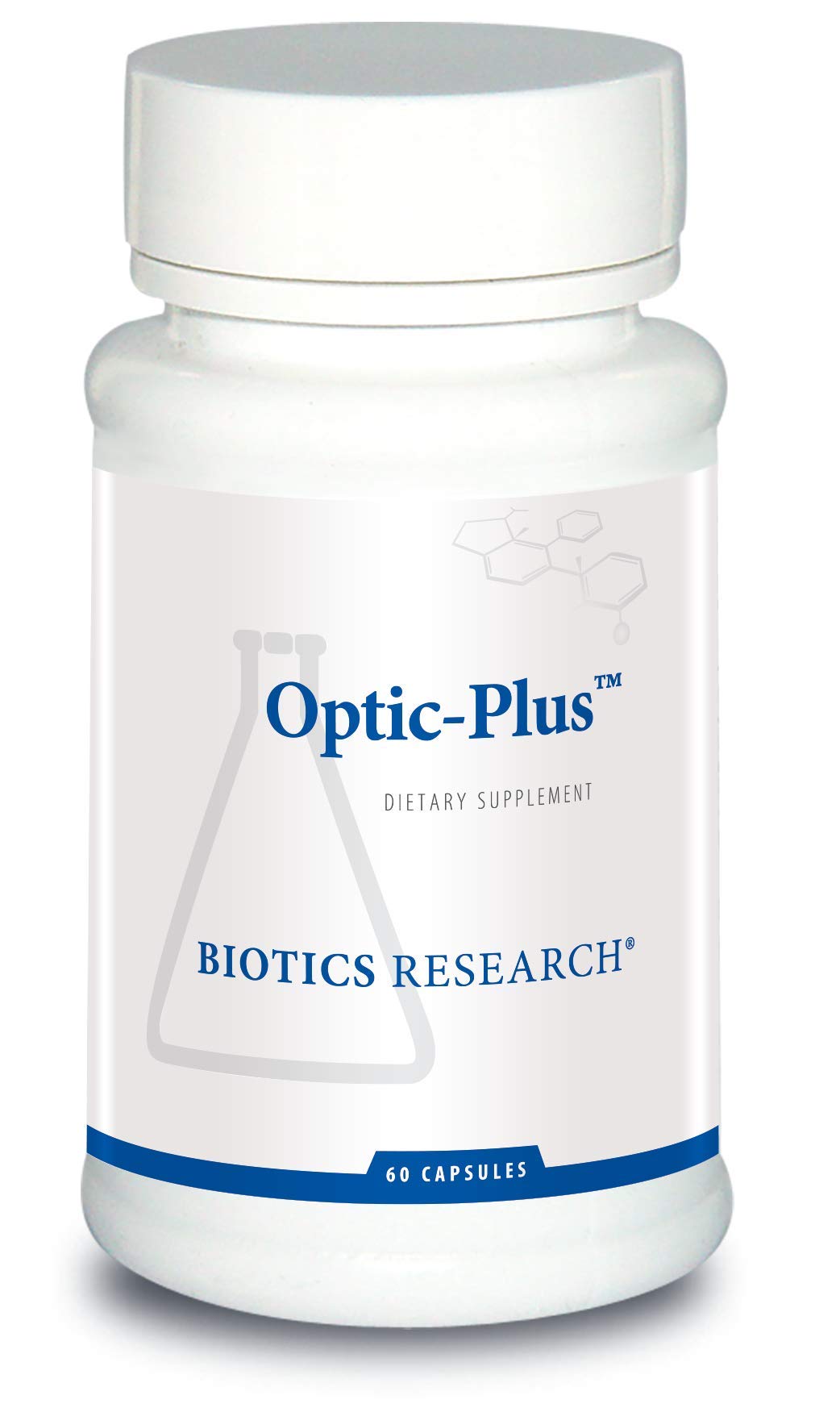 BIOTICS RESEARCH Optic-Plus Lutein Supplement front view