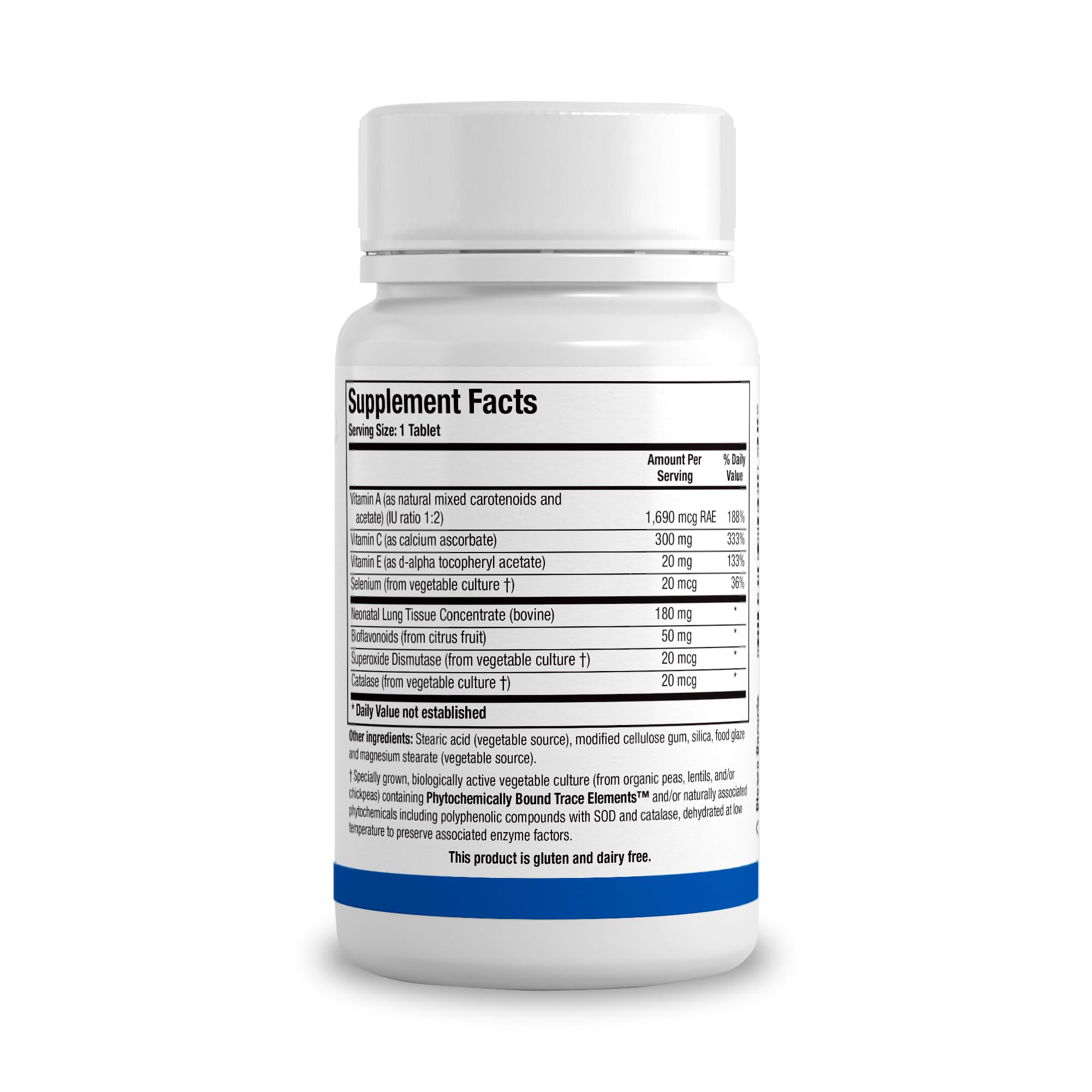 BIOTICS RESEARCH Pneuma-Zyme supplement side view