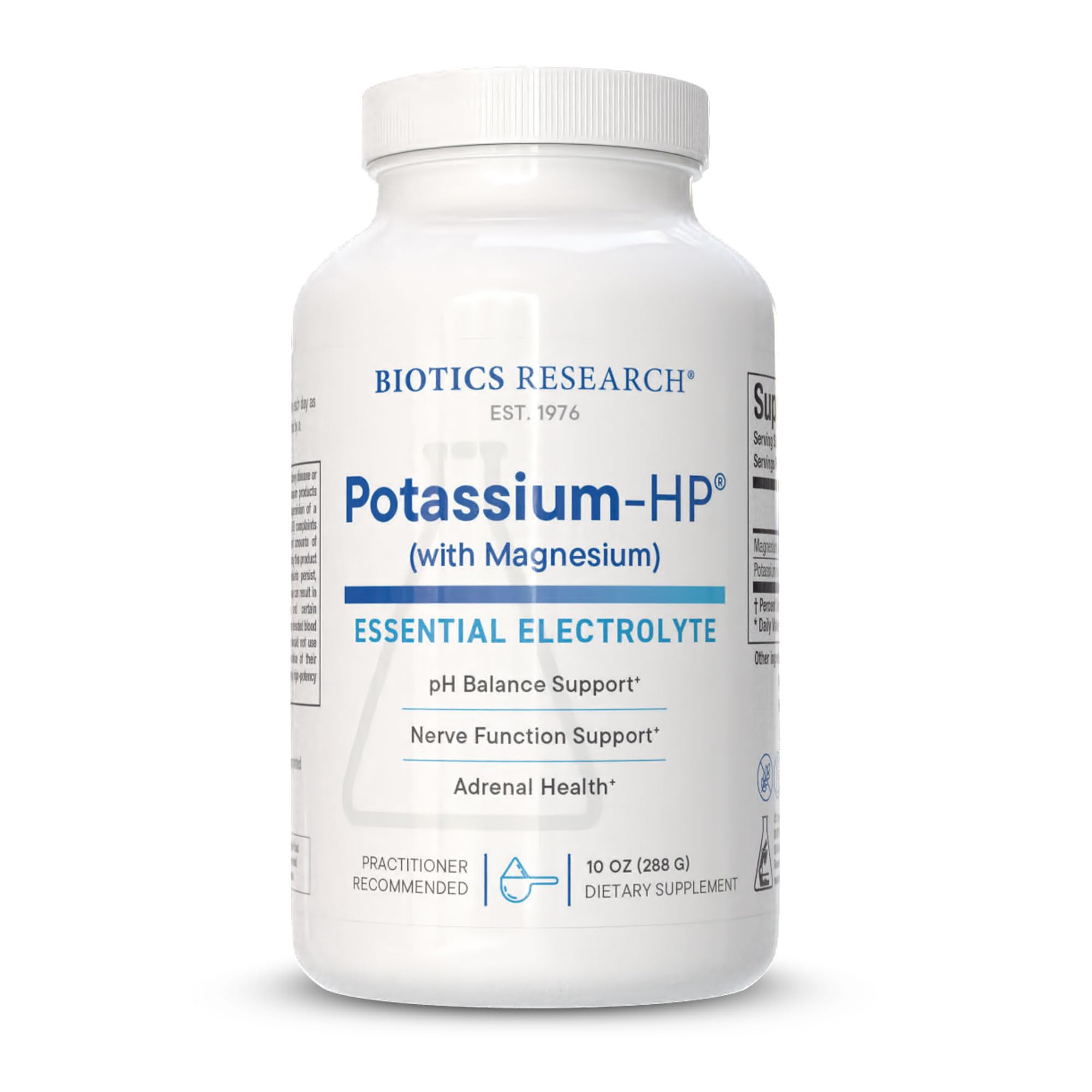 BIOTICS RESEARCH Potassium-HP Supplement 1200mg front view