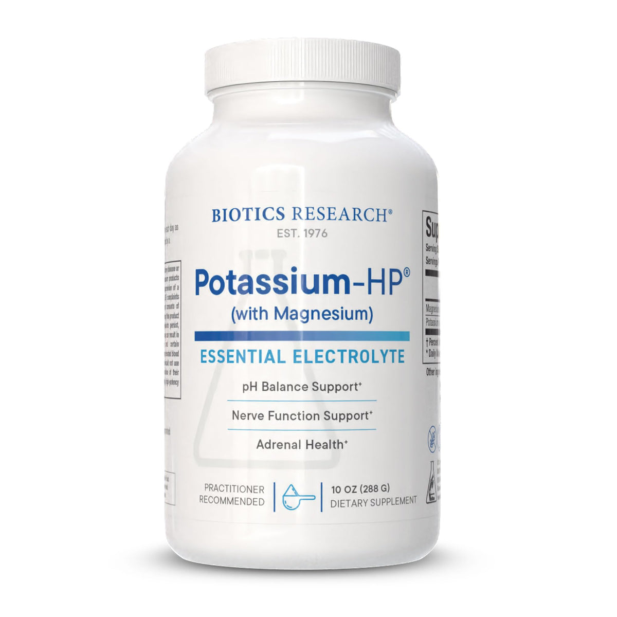 BIOTICS RESEARCH Potassium-HP Supplement 1200mg front view