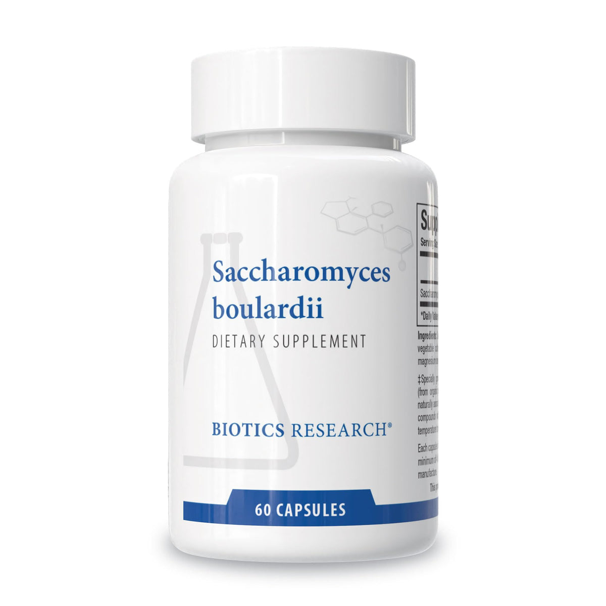 BIOTICS RESEARCH Saccharomyces Boulardii Probiotic Capsules front view