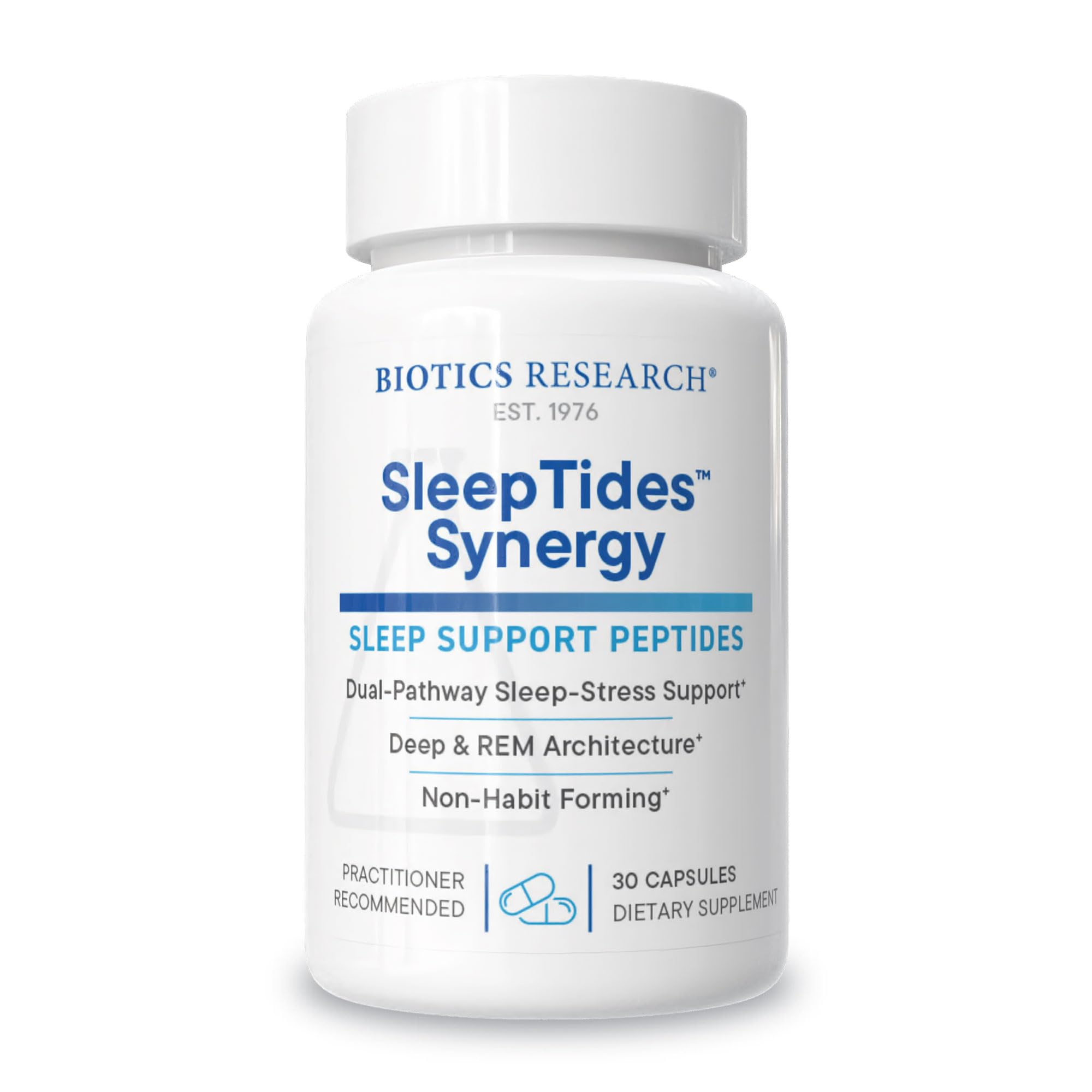 BIOTICS RESEARCH SleepTides™ Synergy 30 capsules front view