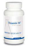 BIOTICS RESEARCH Thiamin B1 Supplement 45g capsule bottle front view