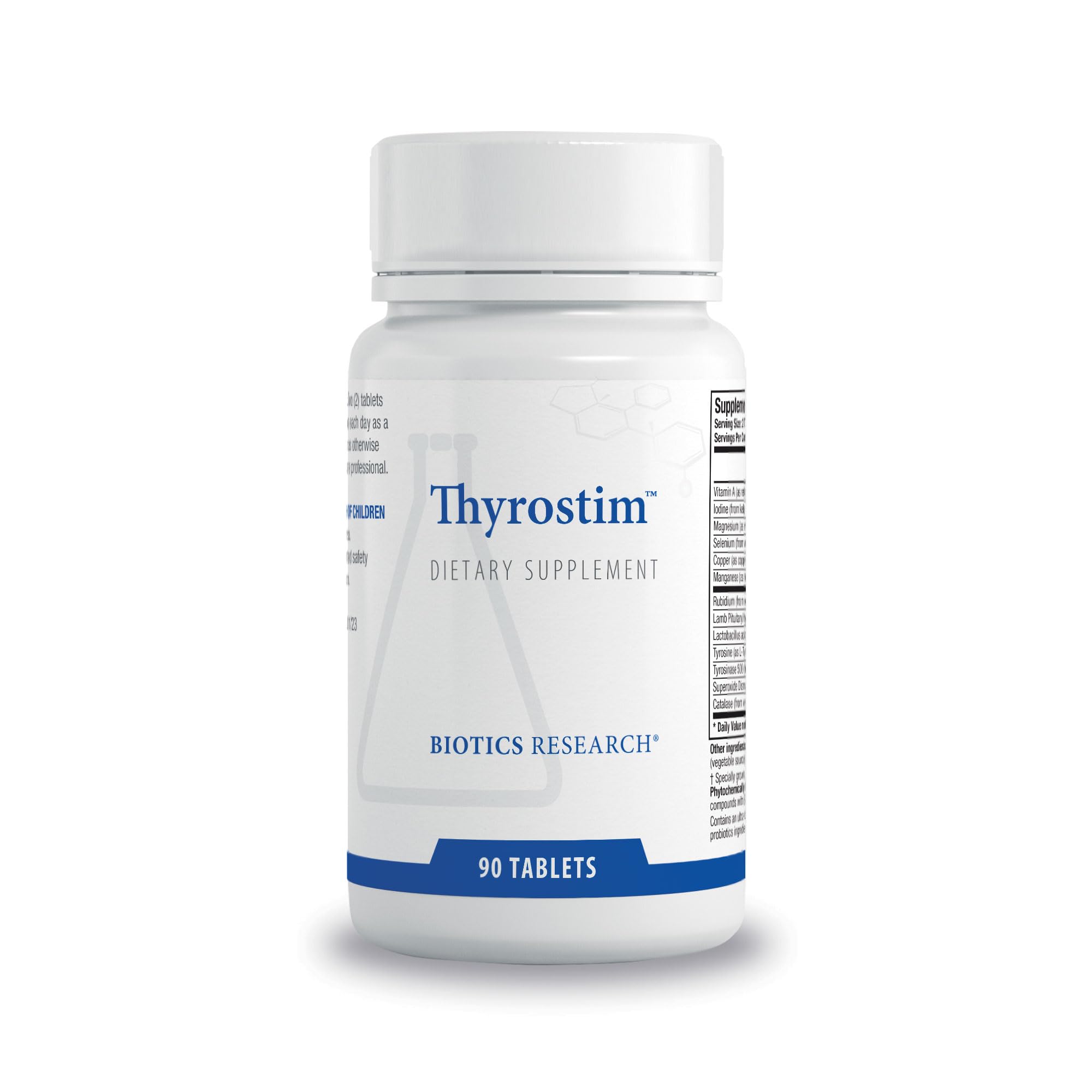 BIOTICS RESEARCH Thyrostim Thyroid Extract front view