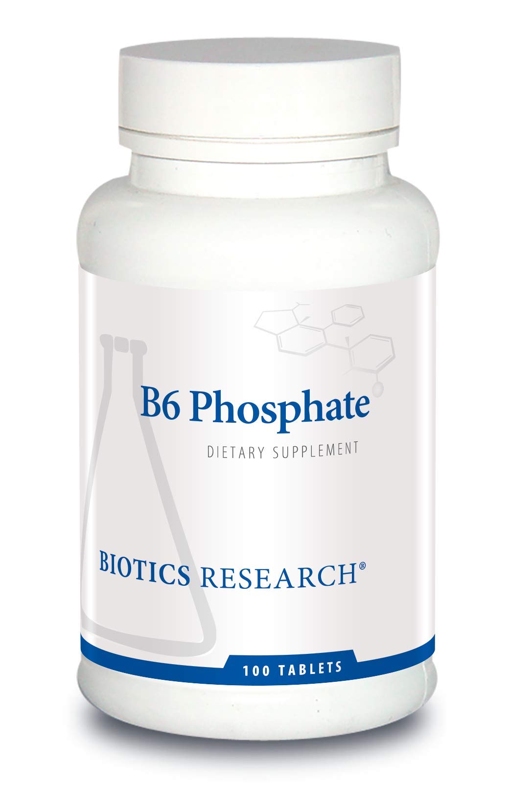BIOTICS RESEARCH Vitamin B6 (Pyridoxal Phosphate) 100mg supplement front view
