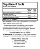 BIOTICS RESEARCH Vitamin B6 (Pyridoxal Phosphate) 100mg supplement side view