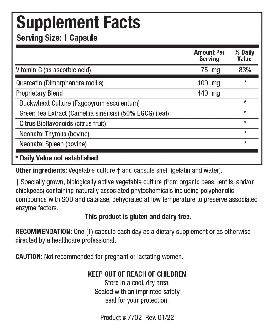 BIOTICS RESEARCH Vitamin C Supplement 100g side view
