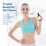 biotrace Liquid Silica Supplement 60g packaging dimensions