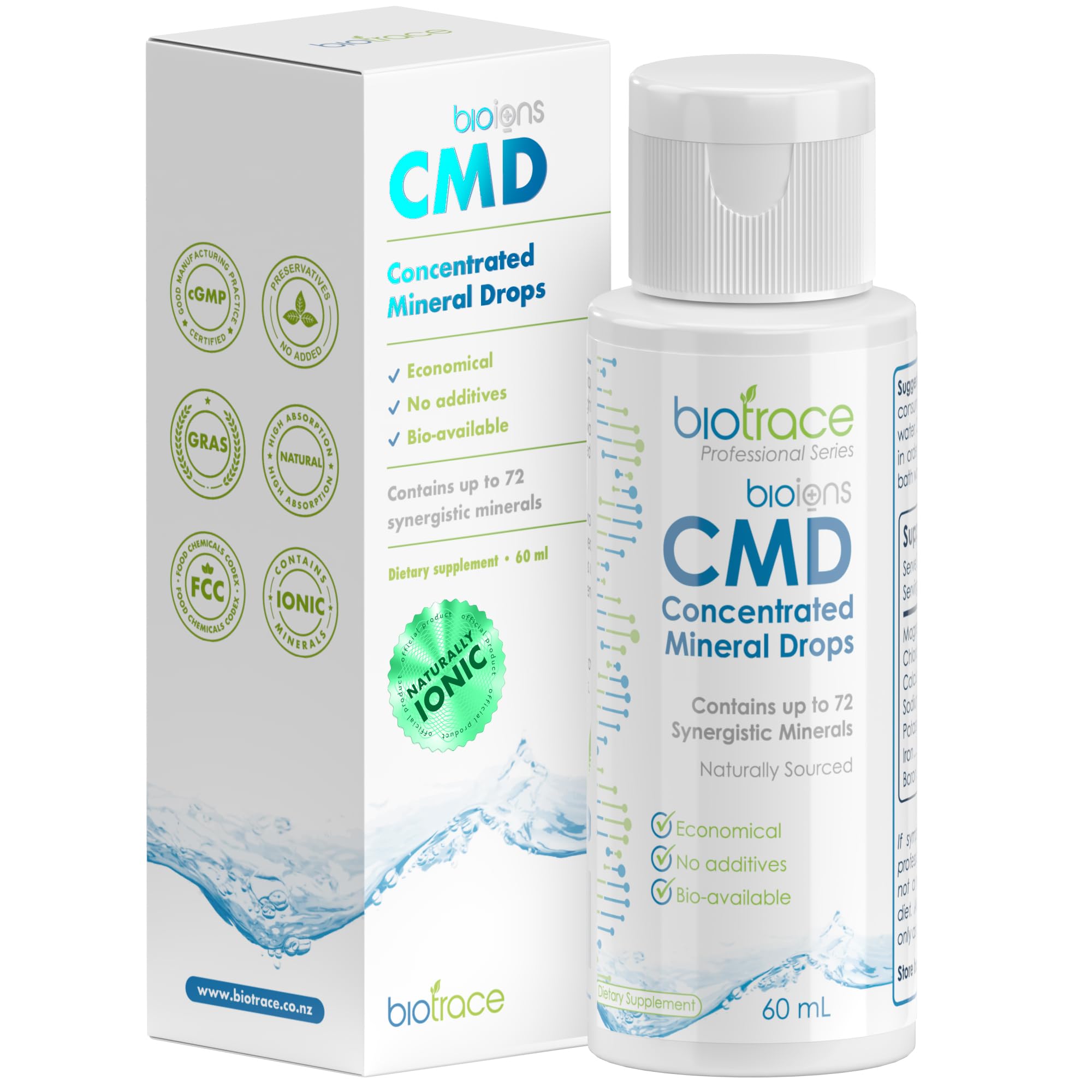 biotrace Trace Mineral Drops 100g front view