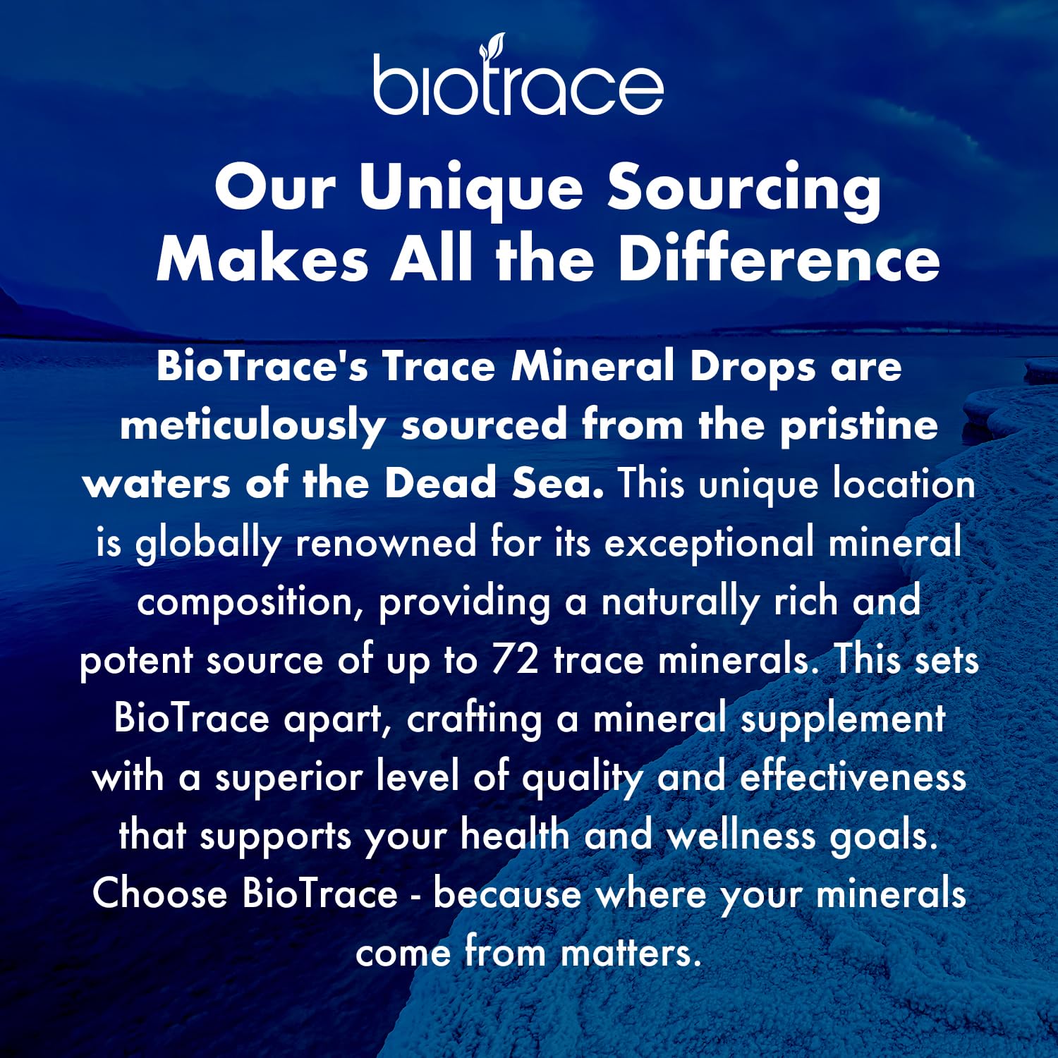 biotrace Trace Mineral Drops packaging side view