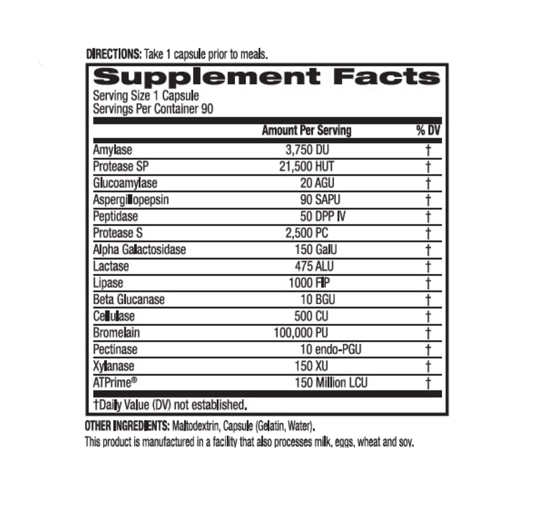 BioTrust AbsorbMax Multi-Enzyme Supplement in hand