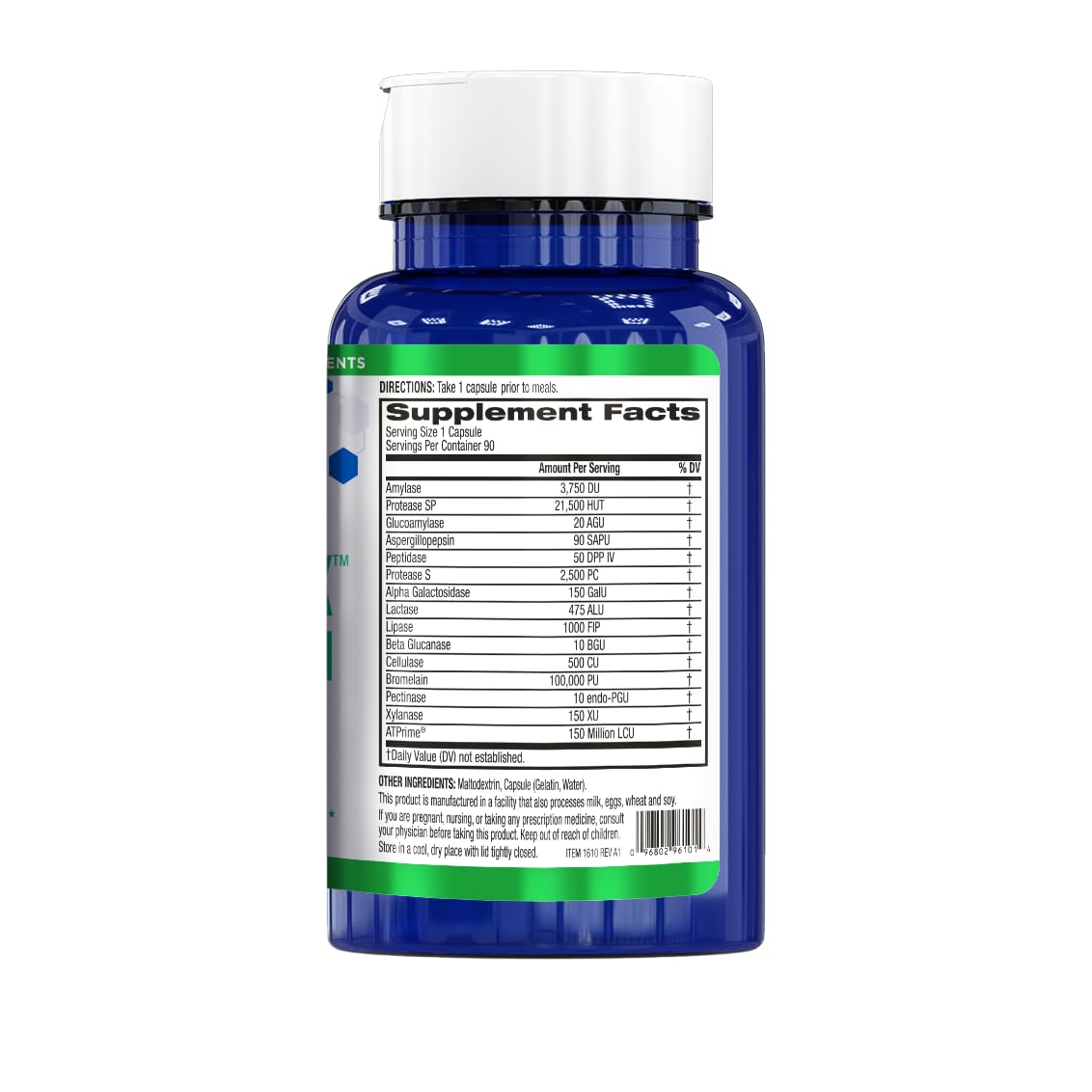 BioTrust AbsorbMax Multi-Enzyme Supplement with other health products