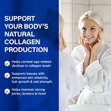 BioTrust Ageless Collagen support 82g side view with label