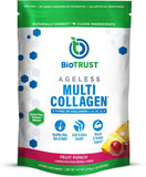 BioTrust Ageless Multi Collagen Powder front view 281g packaging