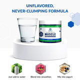 BioTrust Ageless Muscle Creatine HMB Powder in a glass of water