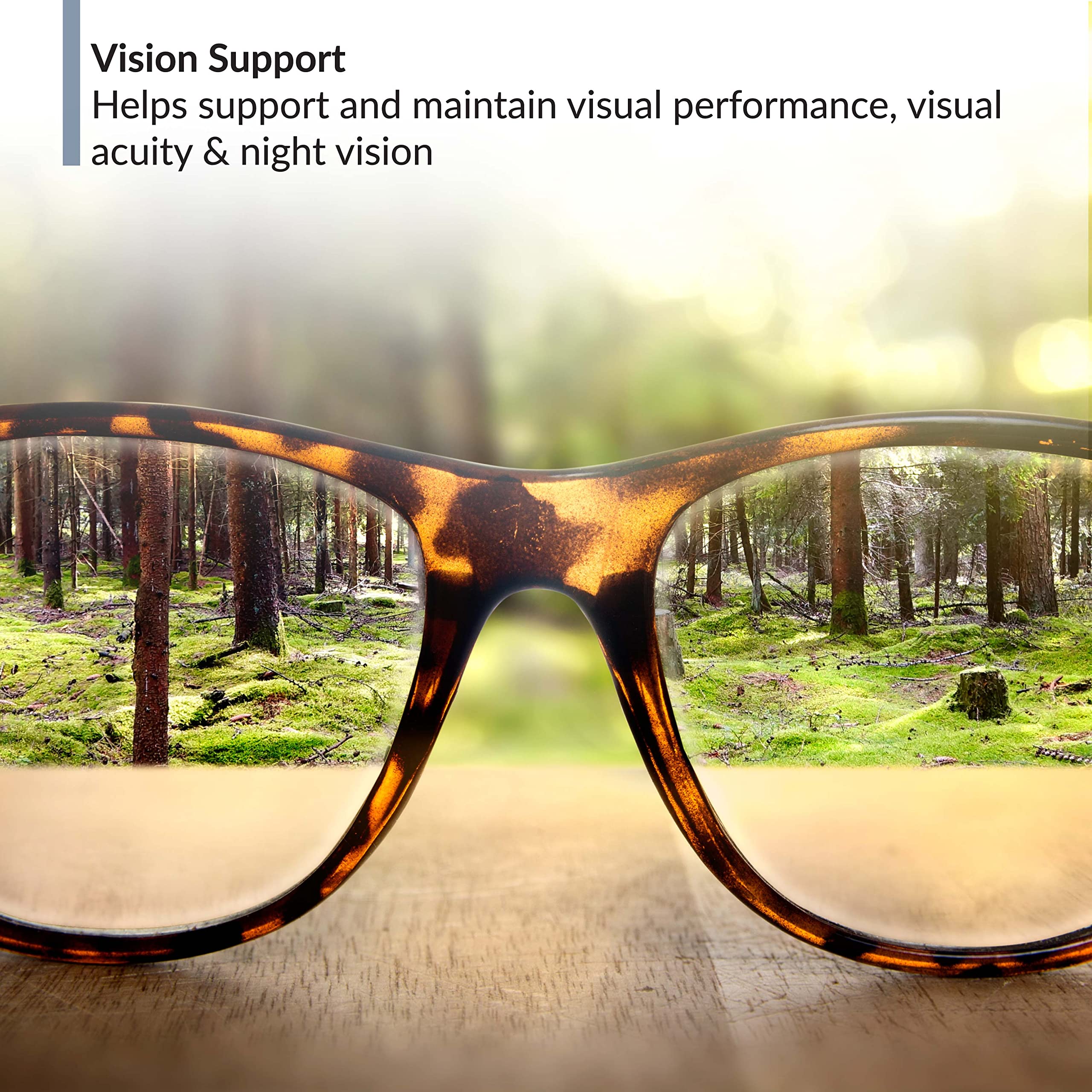 BioTrust Ageless Sight Lutein Supplement back view with nutritional information