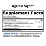 BioTrust Ageless Sight Lutein Supplement capsule close-up