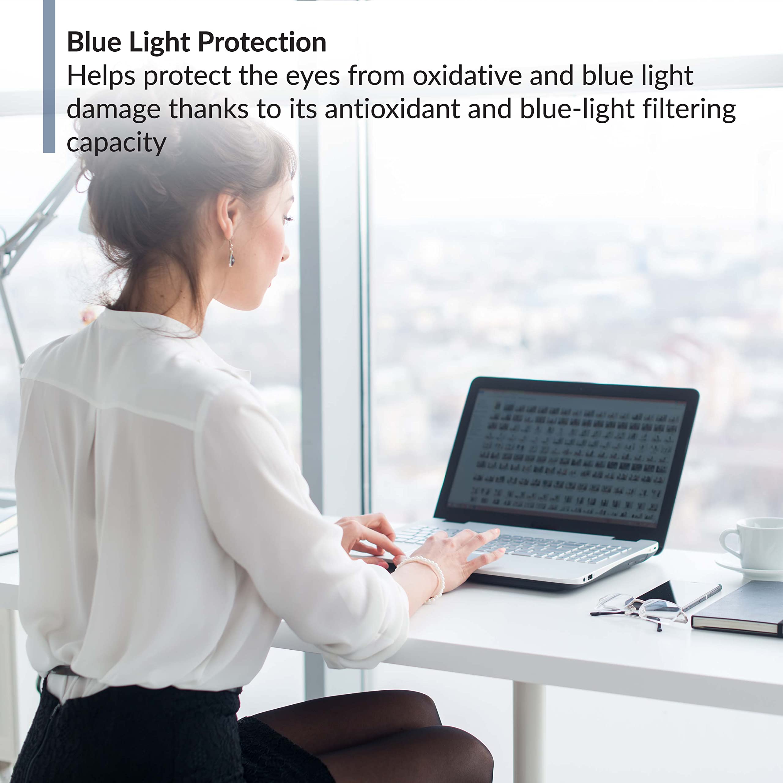 BioTrust Ageless Sight Lutein Supplement showing ingredients list