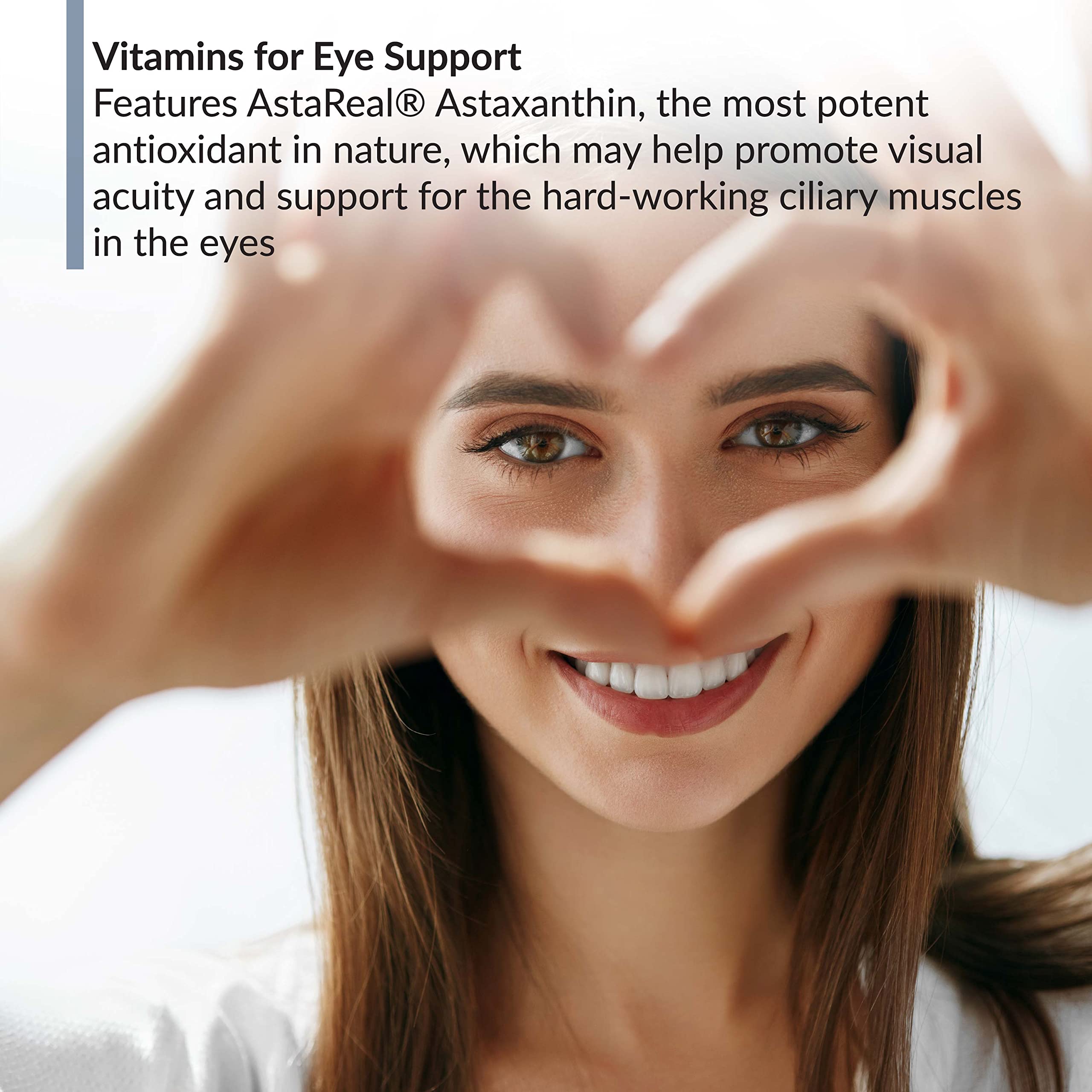 BioTrust Ageless Sight Lutein Supplement side view of bottle