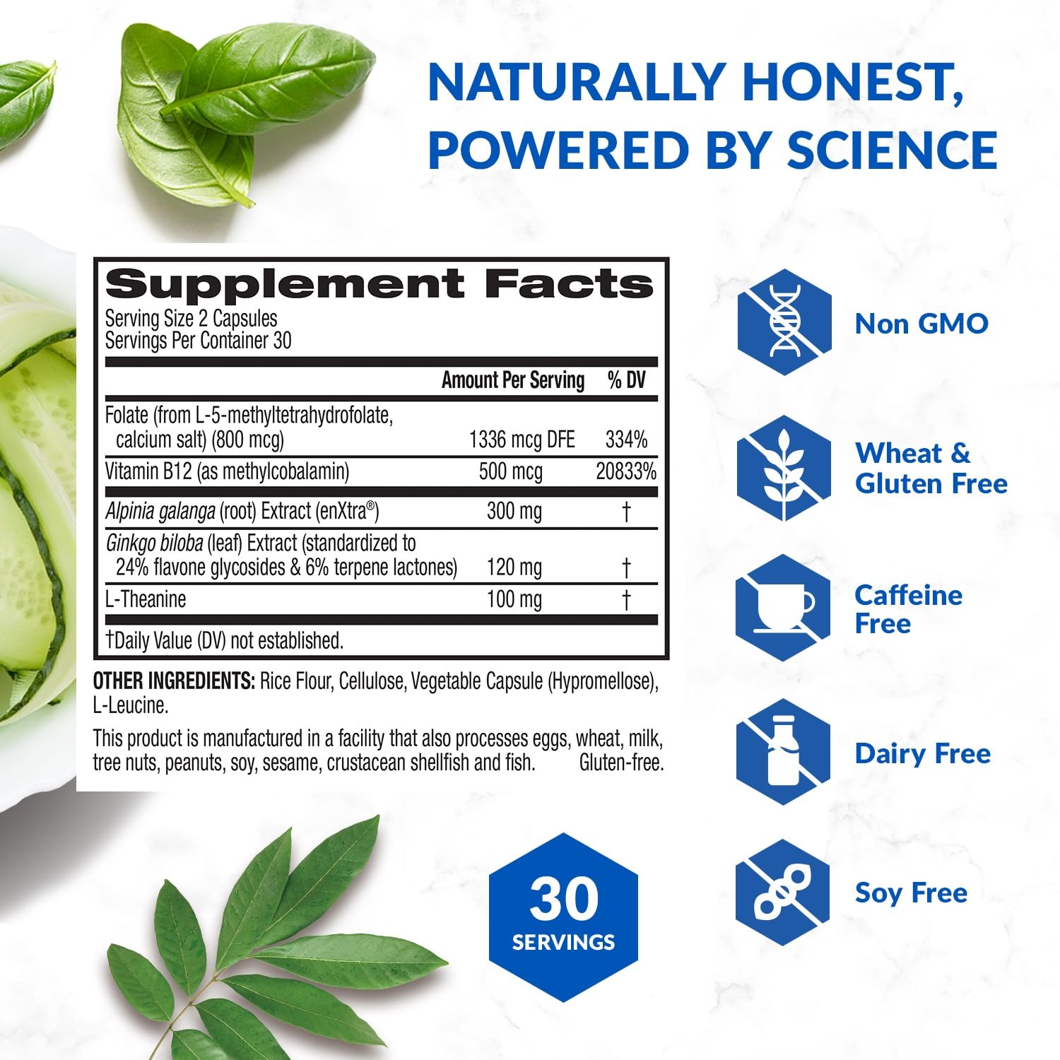 BioTrust Brain Bright Ginkgo Biloba Supplement on a wooden table