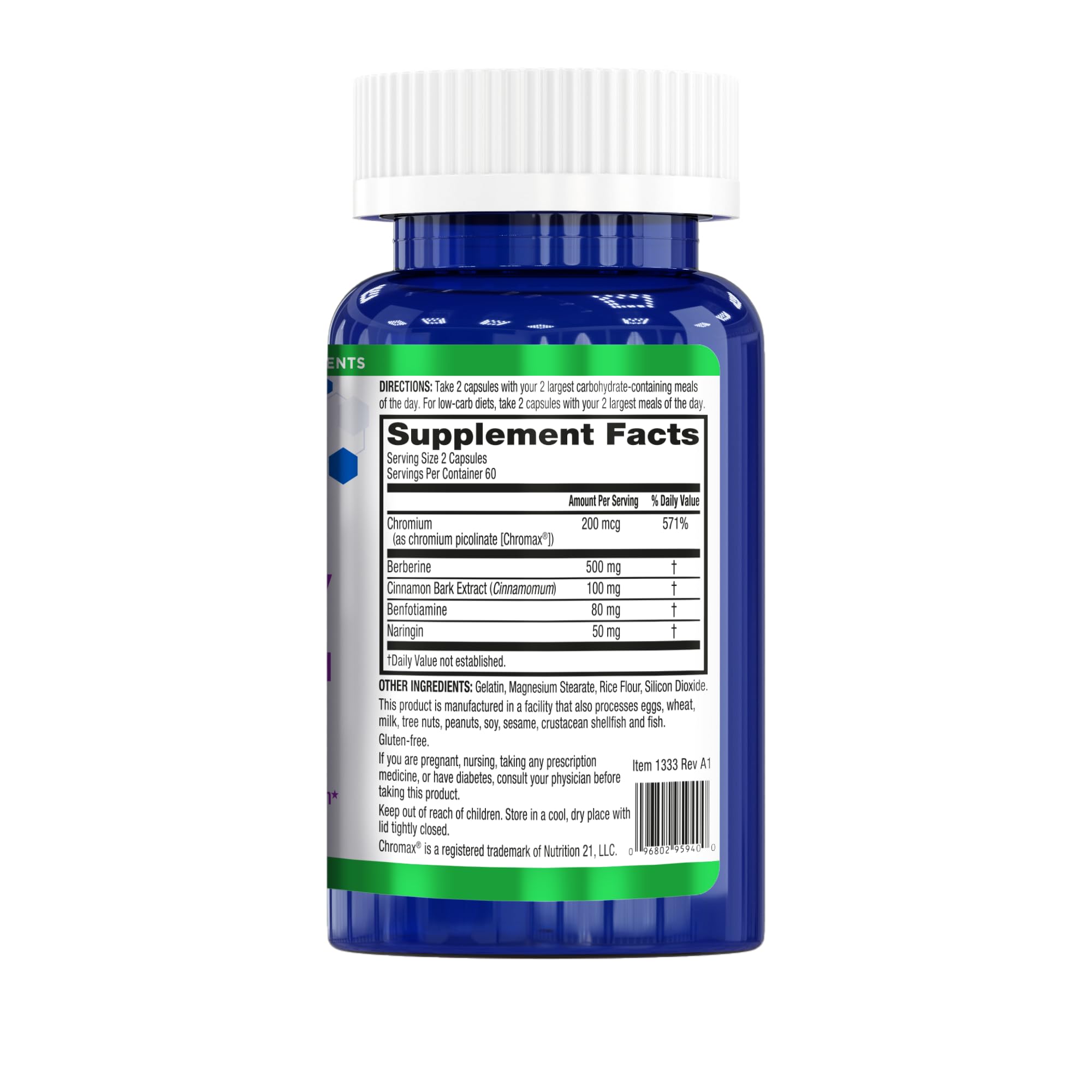 BioTrust Carb Command Keto Supplement on a kitchen counter