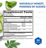 BioTrust CLA Supplement 86g capsules on a wooden table