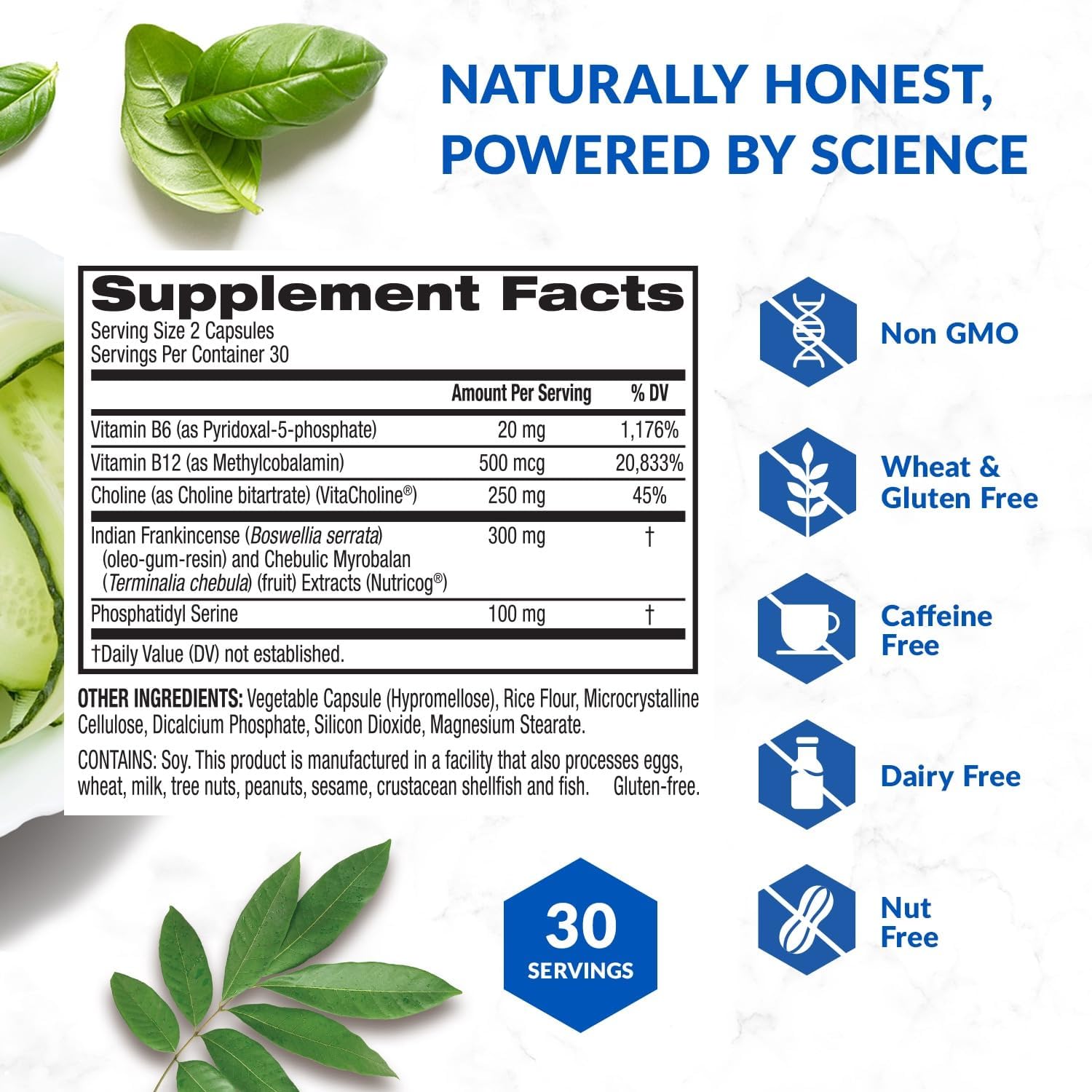 BioTrust Eternal Mind Brain Health Supplement bottle on a table
