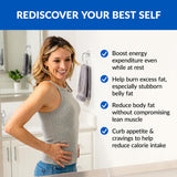 BioTrust MetaboBoost Fat Burner supplement with ingredients displayed