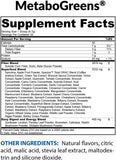 BioTrust MetaboGreens Superfood Blend 280g close-up of powder