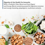 BioTrust MetaboGreens Superfood Blend 280g mixed in water
