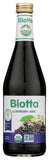 Biotta Elderberry Juice 479g front view with packaging