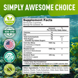 BioVit Sea Moss Gummies ingredients label