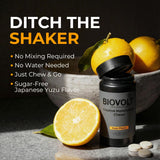 BIOVOLT Creatine Monohydrate chewable tablets in hand