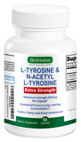 BioWisdom Nutraceuticals L-Tyrosine & N-Acetyl L-Tyrosine Capsules front view