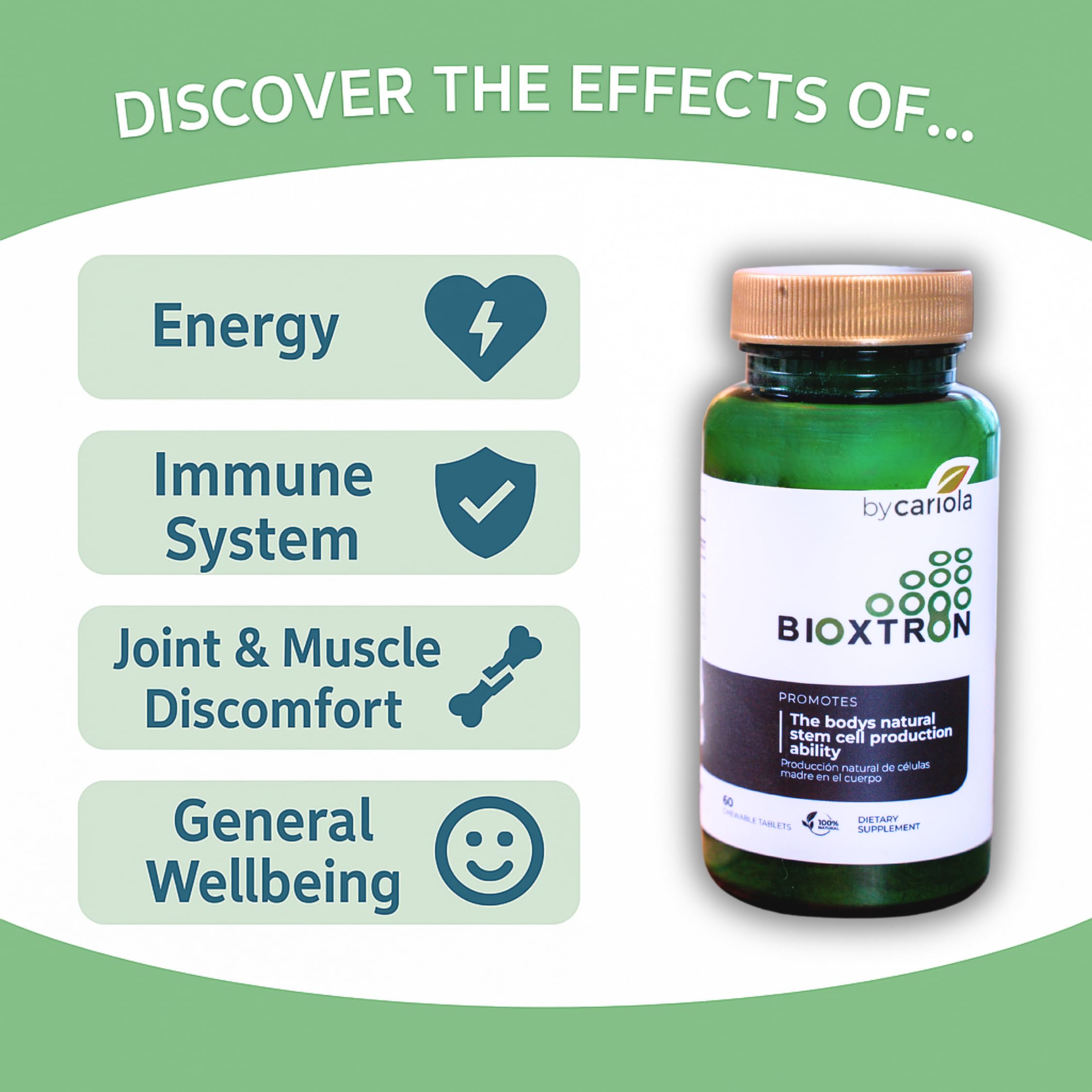 Bioxtron Natural Chewables nutritional information