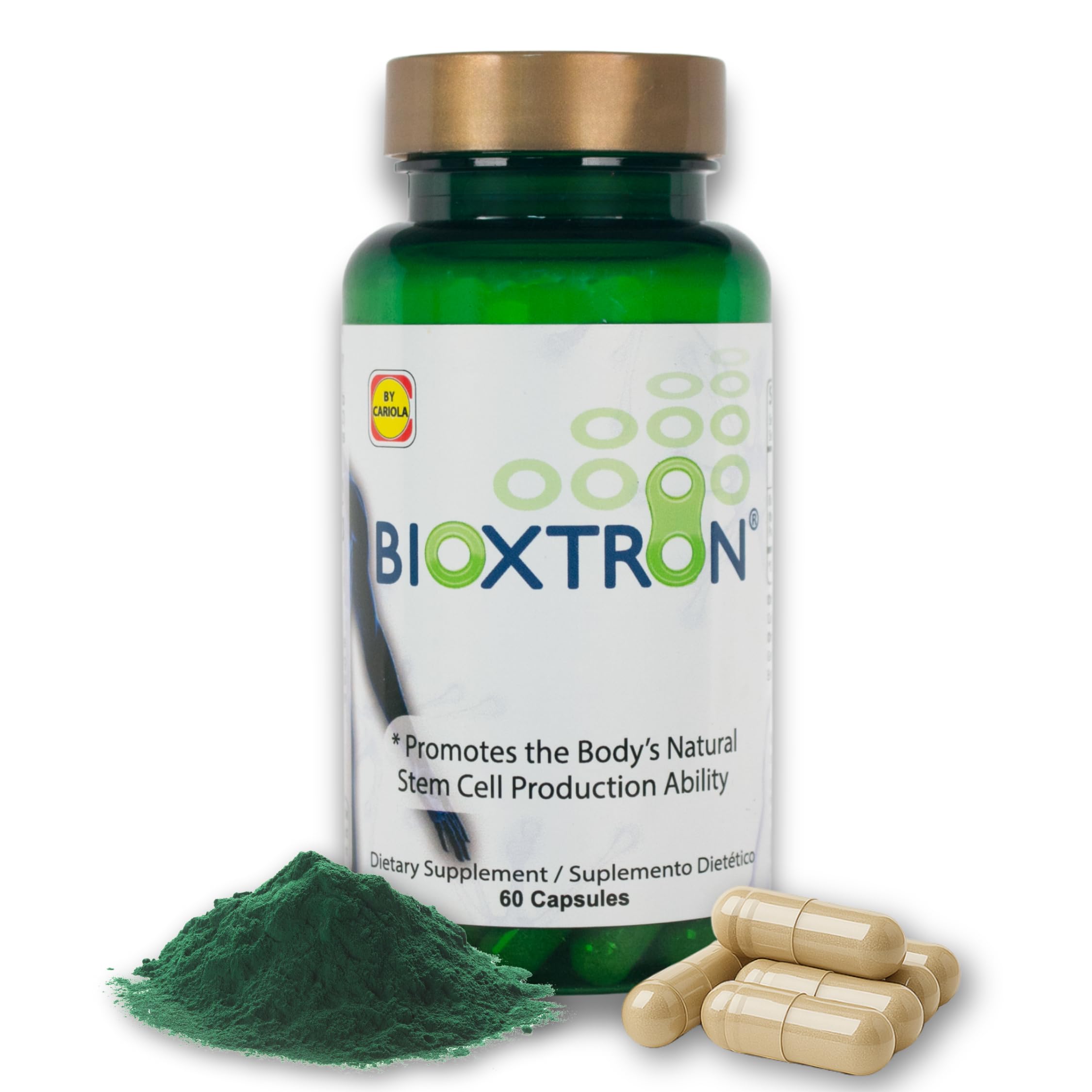 Bioxtron Stem Cell Support Supplement 70g front view with packaging