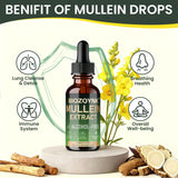 BIOZQYNK Mullein Leaf Liquid Extract 141g label close-up