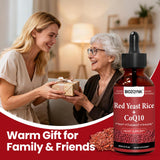 BIOZQYNK Red Yeast Rice Liquid Drops 30ml with glass of water
