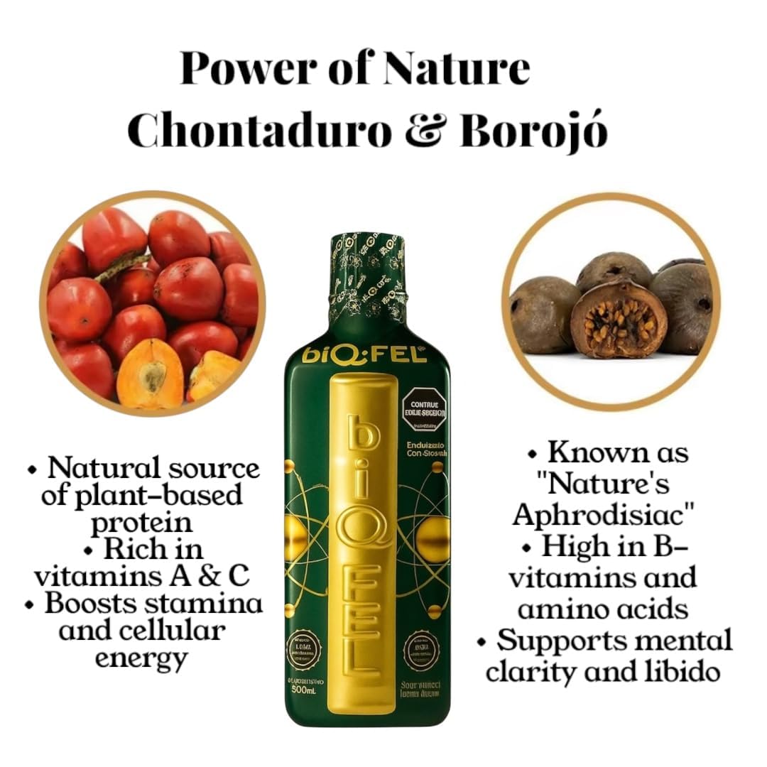 biQ-FEL Daily Multivitamic Liquid 500ml with ingredients list