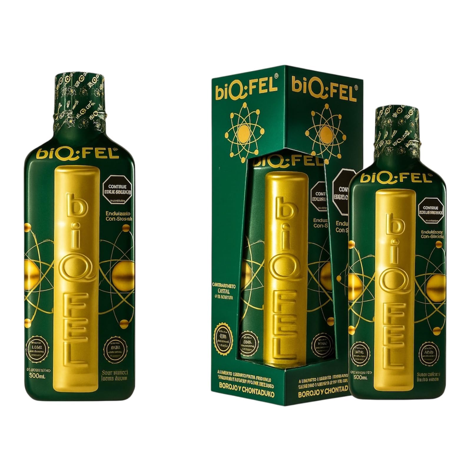 biQ-FEL Liquid Multivitamic 500ml packaging details