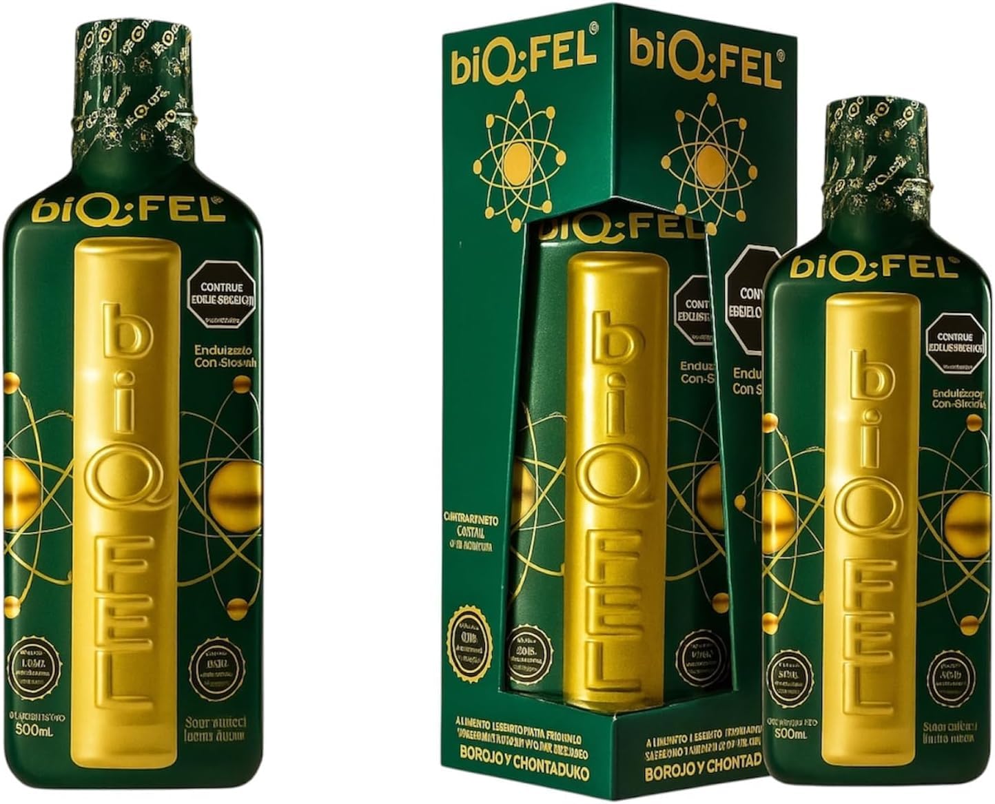 biQ-FEL Liquid Multivitamin 500ml side view