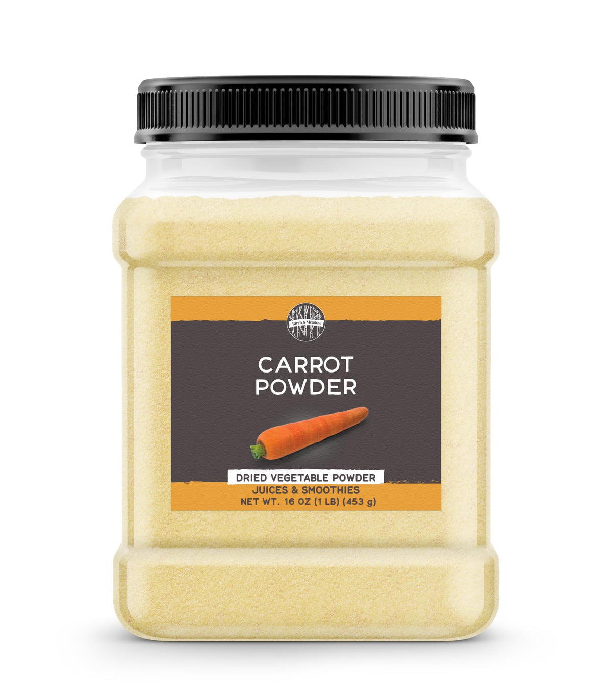 BIRCH & MEADOW Carrot Powder 522g front view