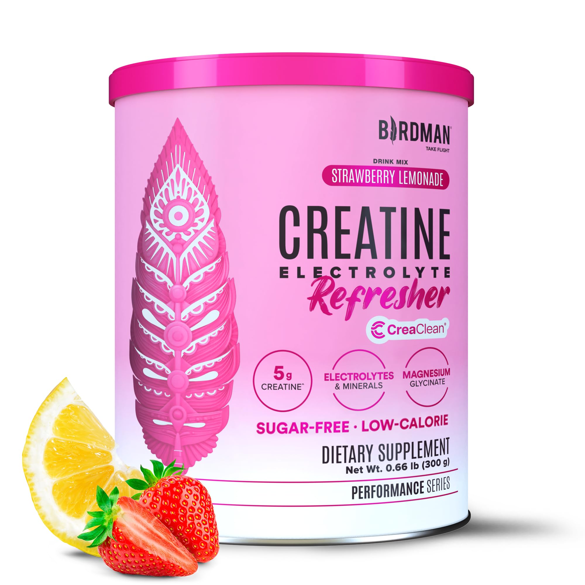 BIRDMAN Creatine Monohydrate 5g front view with packaging